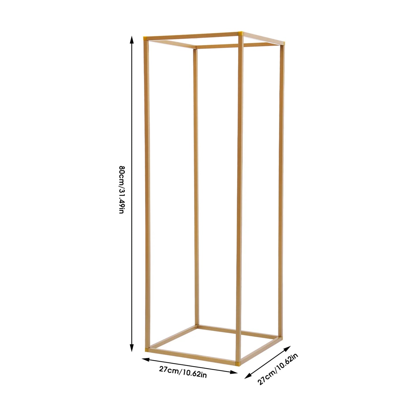 NONECN Metal Flower Display Stands Geometric Wedding Columns Centerpieces