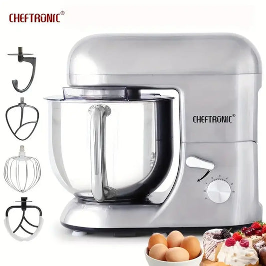 Cheftronic 6 Speed Stand Mixer With Stainless Steel Mixing Bowl
