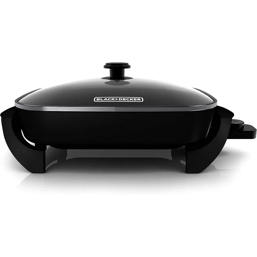 SHXI Electric Skillet With Variable Temperature Control Nonstick