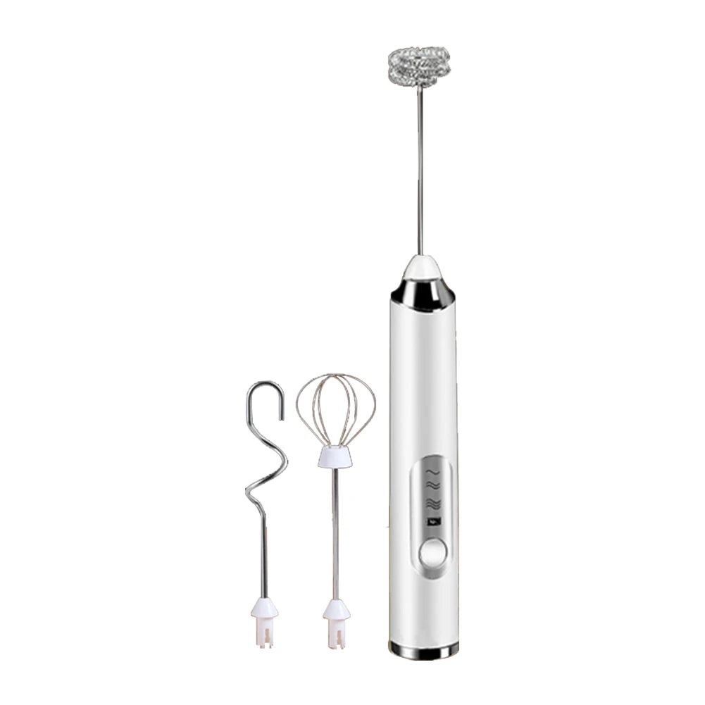 Alloet Mini Electric Milk Foamer Wireless Coffee Whisk