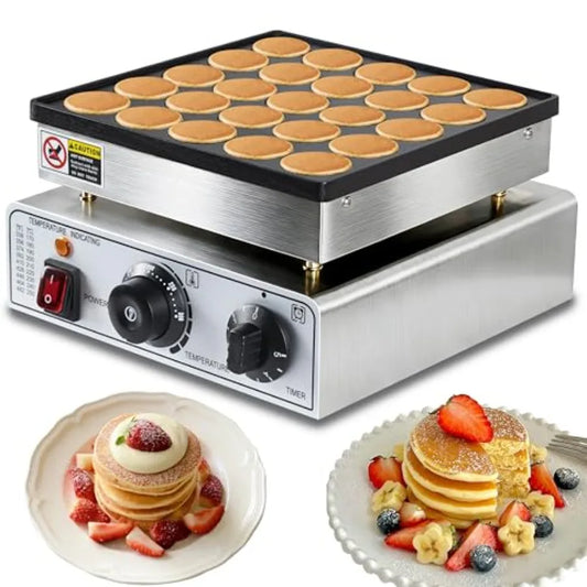 MDNG Mini Pancake Maker 950W Electric Nonstick Griddle For Kitchen