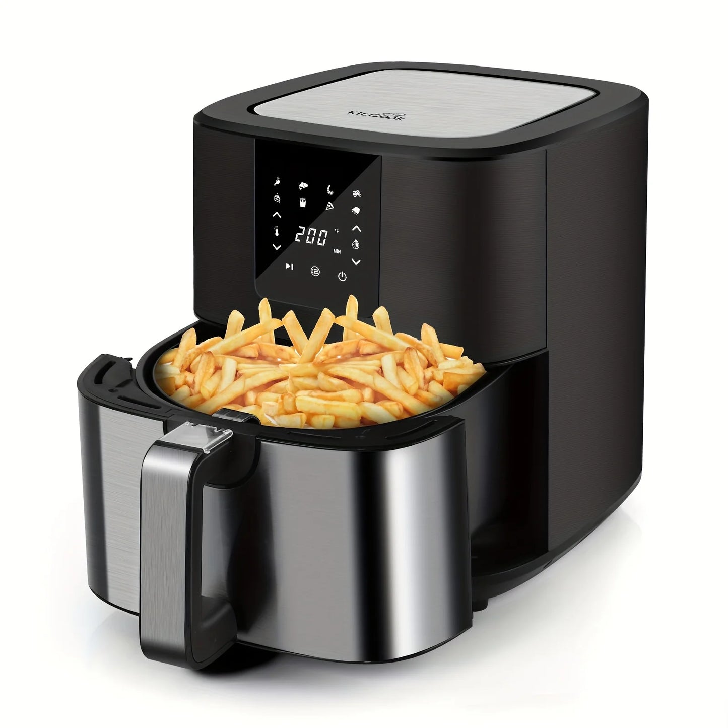 KitCook Air Fryer With 8 Presets And Digital Touch Screen