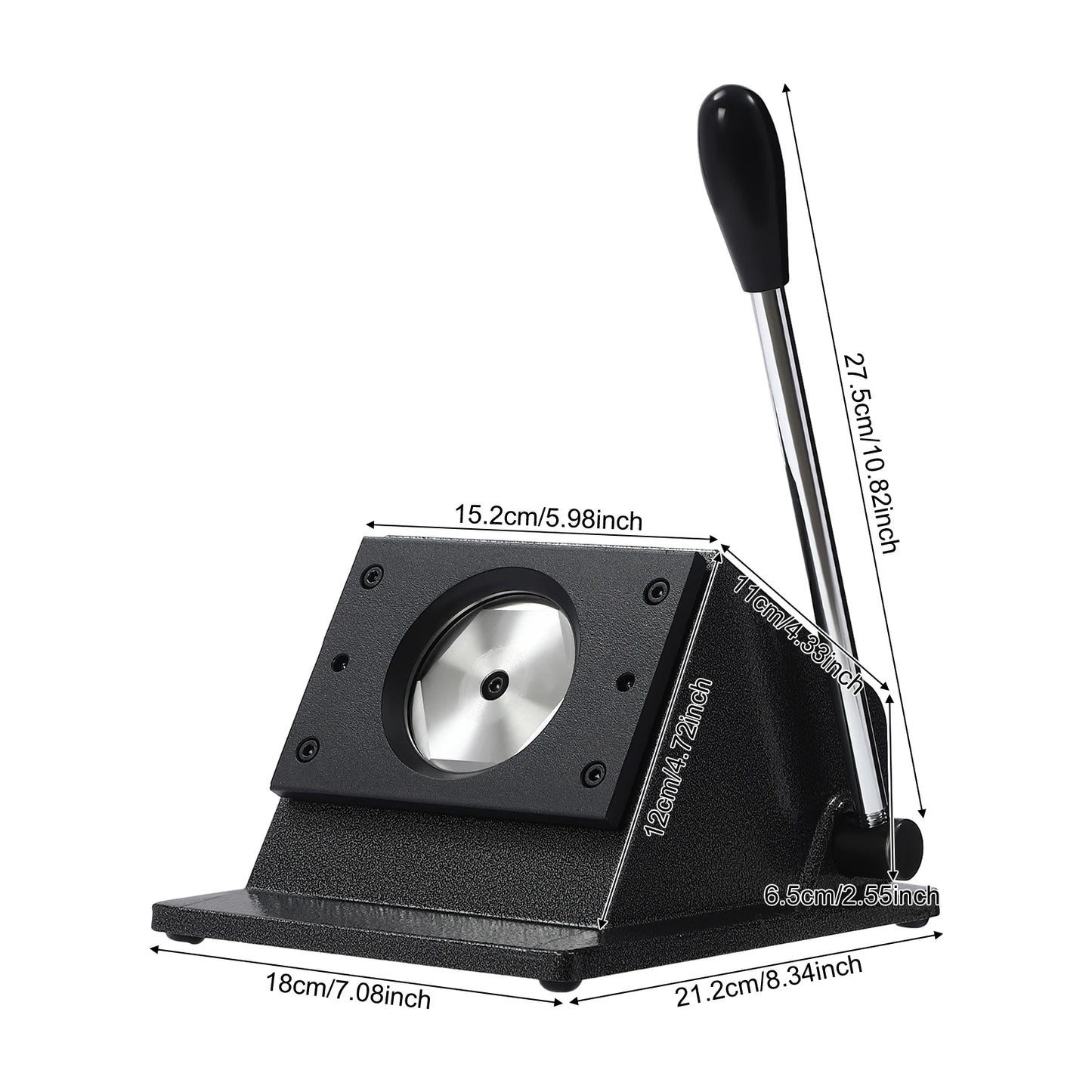 Manual Punch Die Cutter Circle Cutter For Badges Medals Signs
