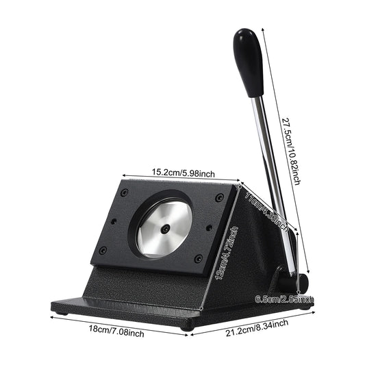 Manual Punch Die Cutter Circle Cutter For Badges Medals Signs