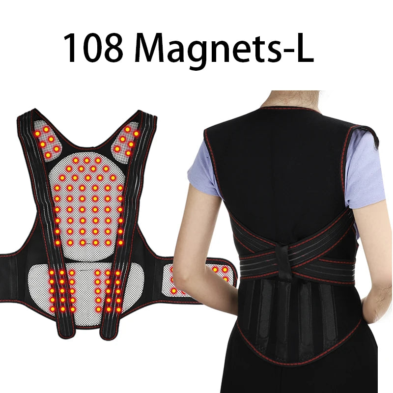 Eelhoe DearBeauty Self Heating Back Support Belt Magnetic Posture Corrector