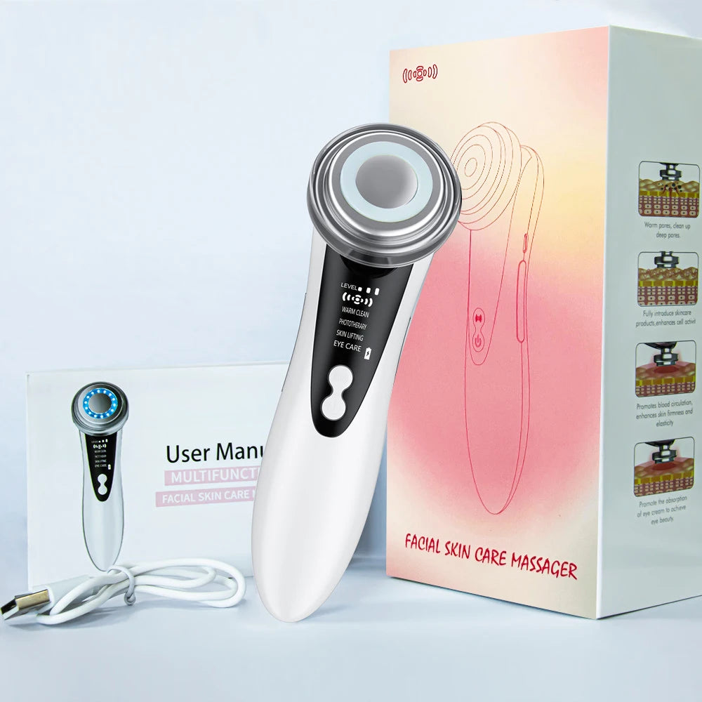 PastSky 4 In 1 RF Facial Massager For Skin Rejuvenation