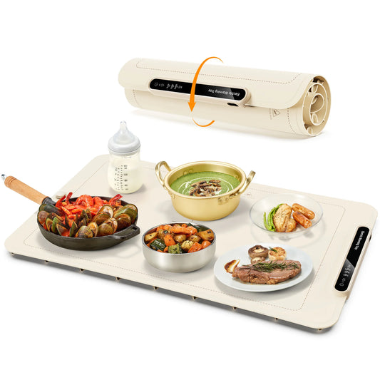 Yabano Foldable Electric Warming Tray With Three Temperature Settings