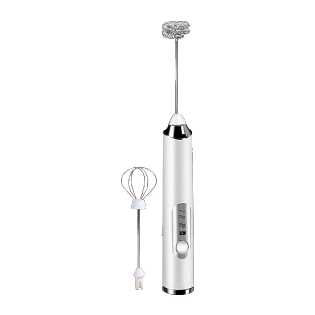 Alloet Mini Electric Milk Foamer Wireless Coffee Whisk
