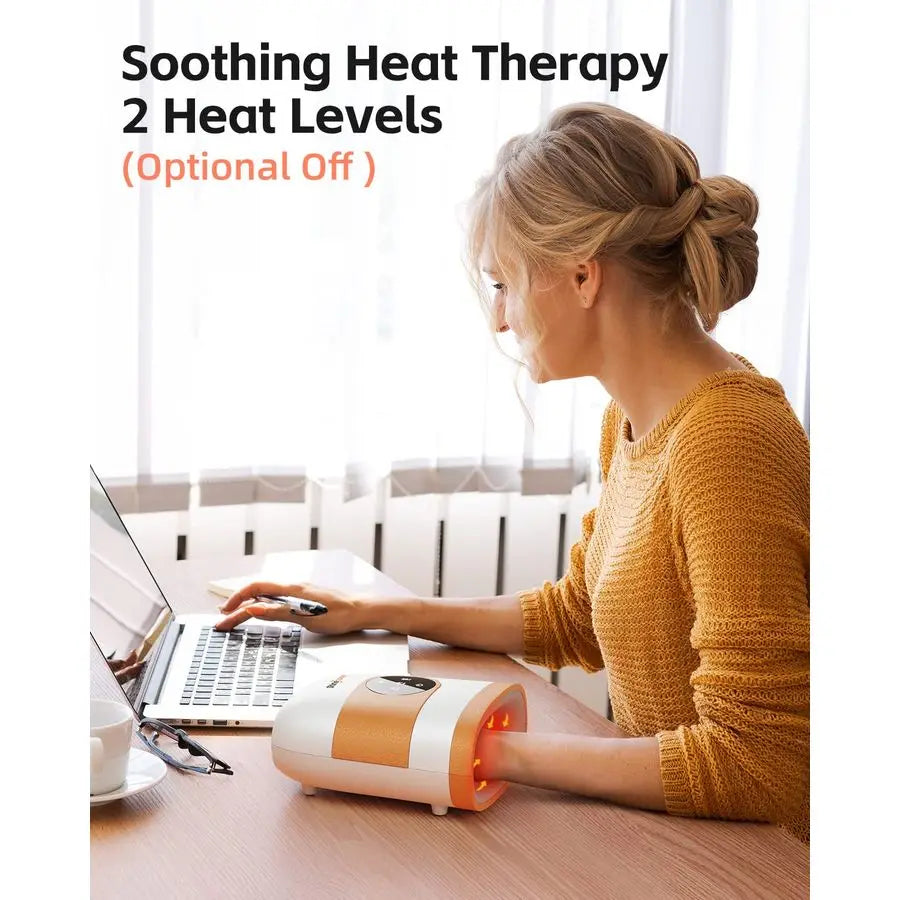 Hand Massager With Heat And Compression Cordless For Arthritis