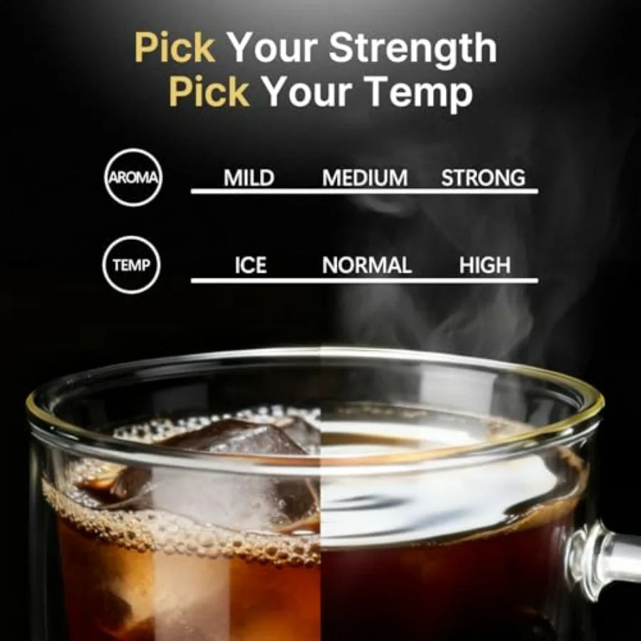 Iosn Drip Coffee Maker With Grinder And Programmable Timer