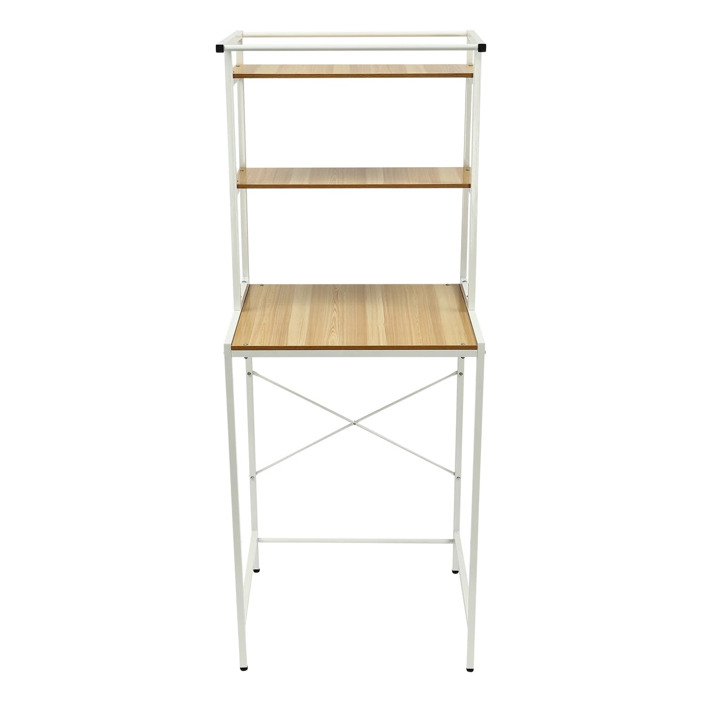 Three Tier Floor Standing Bathroom Storage Rack For Washing Machine