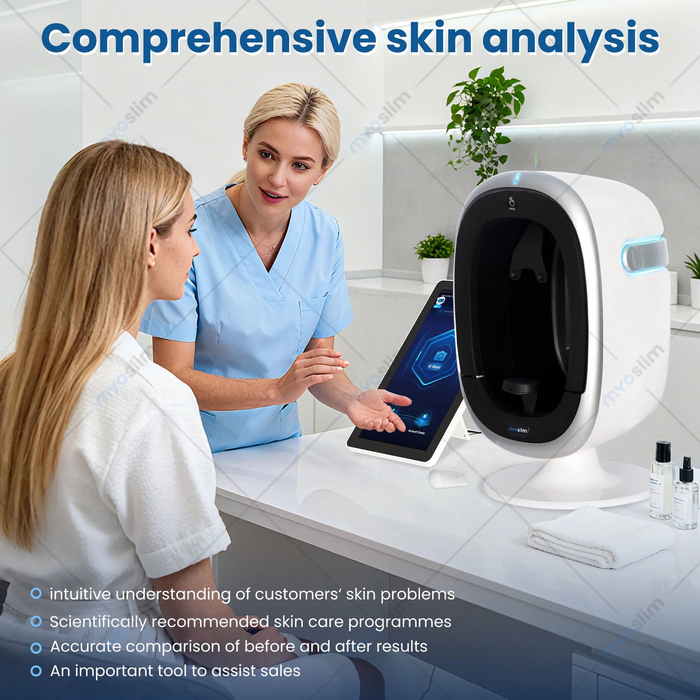 TAIXL AISA O1 Pro Facial Skin Analyzer Diagnostics Machine