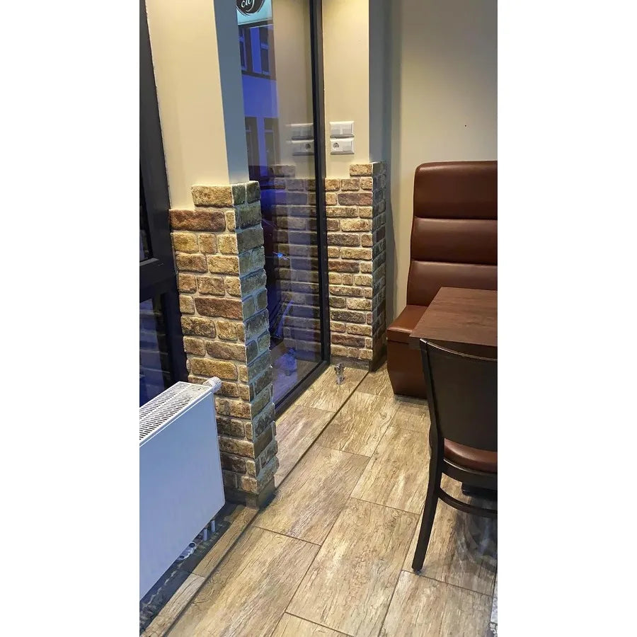 3D Faux Brick Wall Panels Cladding Styrofoam Stone Look for Living Room