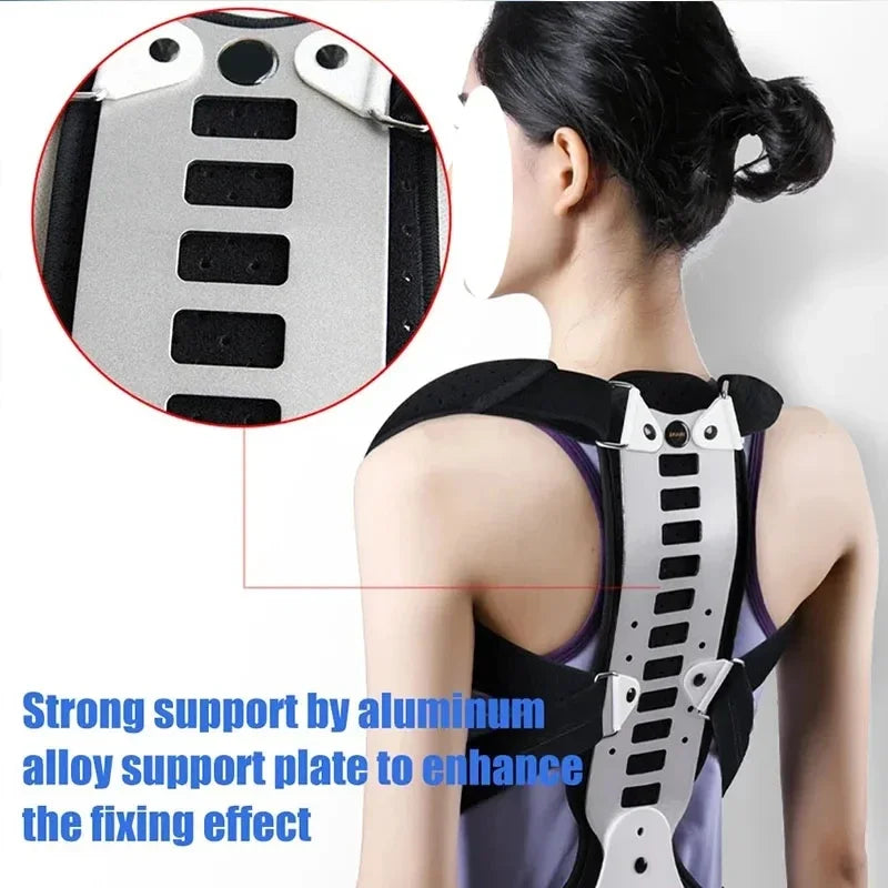 FODRKE Back Posture Corrector Adjustable Brace For Spinal Support