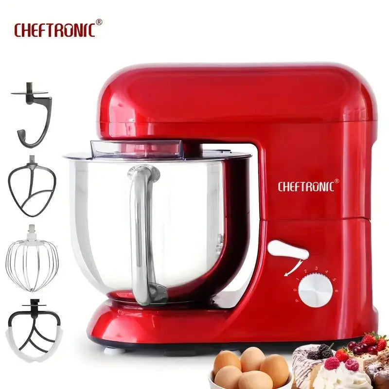 Cheftronic 6 Speed Stand Mixer With Stainless Steel Mixing Bowl