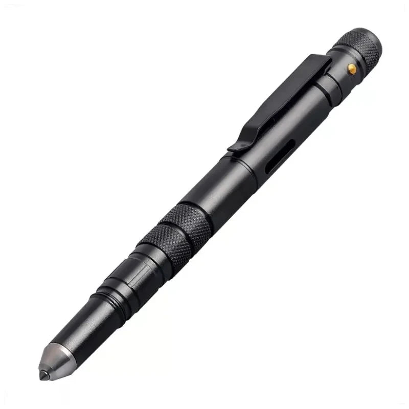 ELESESAFE 4-In-1 Outdoor Self Defense EDC Tactical Pen Flashlight
